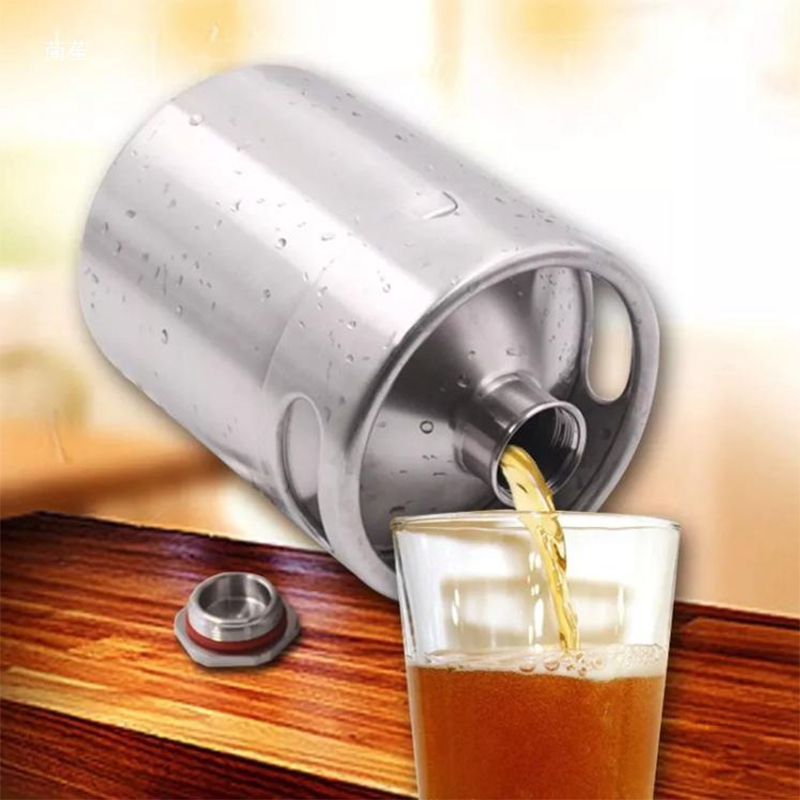 Wine Draft Beer - Mini Fusto per Birra in Acciaio