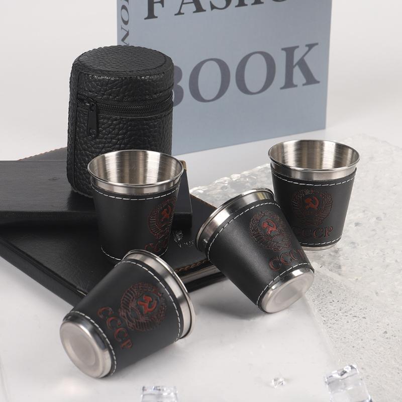 Set di 4 Tazze da Viaggio per  - Whisky Beer And Wine recensione e prezzo
